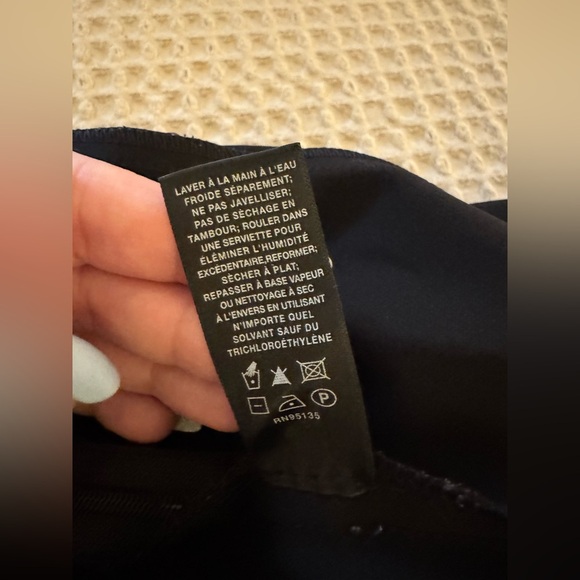 Lafayette 148 Gramercy Acclaimed Stretch Pants Ponte Black Size 12 EUC - Picture 12 of 12